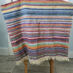 Irish Avoca 100% wool throw blanket